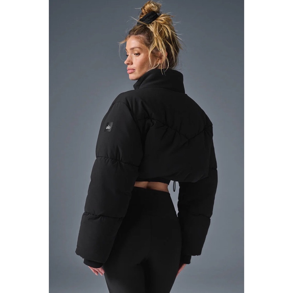 Alo Yoga Main Act Corset Puffer Black M - Picture 3 of 16